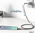 Kabllo Digitus USB C, silikon, 1m, e zezë