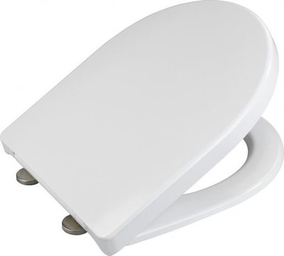 Ulëse tualeti Wenko Geberit Icon, Soft Close, plastike, e bardhë