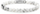 Byzylyk Rebel & Rose Virgin White RR-60016-S, 17.5 cm/M sRR0078-175