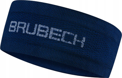 Спортска лента за глава Brubeck 3D Pro, големина L XL, сина