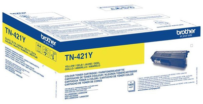 Toner i printerit Brother TN-421Y, i verdhë 