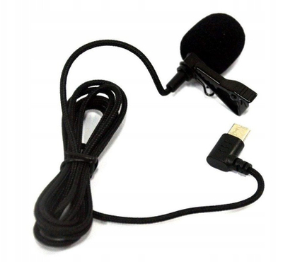 Лавалиер микрофон SJCAM USB Type-C, за SJ8 SJ9 SJ10 C200, црн