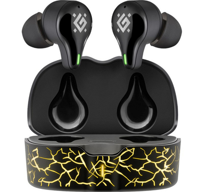 Kufje Defender Cyberdots 250 Bluetooth Gaming, të zeza