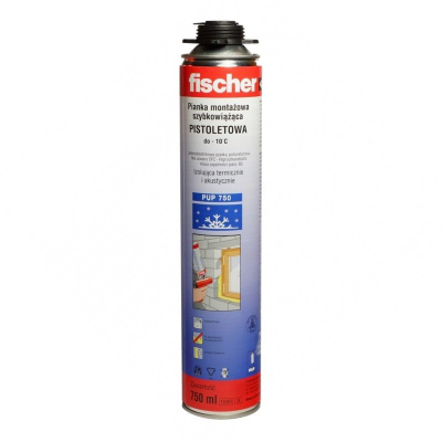 Shkumë montimi Fischer PUP 750 Winter, 750 ml, poliuretan, shumëngjyrëshe