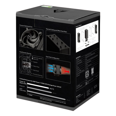 Ftohës CPU ARCTIC Freezer 34 eSports DUO, dy ventilatorë, gri
