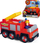 Lodër kamion zjarfikës Simba Jupiter Fire Truck, me kukull Fireman Sam, plastik, shumëngjyrësh