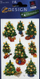 Stickerë Krishtlindjesh Z-Design 52310, 2 fletë, 16 stickerë, shumëngjyrëshe