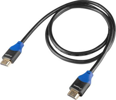 Kabllo HDMI Lanberg CA-HDMI-15CU-0010-BK, 1m, 4K, e zezë