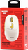 Maus wireless Marvo M809W, 1600 DPI, Bluetooth 2.4 GHz, i bardhë