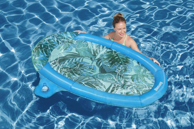 Dyshek i frymë për pishinë Bestway 43552, 171x94x16 cm, me rrjetë ComfortCool, blu