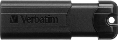 USB Verbatim PinStripe, 256GB, USB 3.2, e zezë