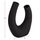 Dekor tavoline qeramike Ellipto 15x7x21,5Hcm (HM4643.02), zezë