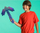 Lodër Minecraft Iridescent Diamond Pickaxe, stil pixel, shumëngjyrëshe