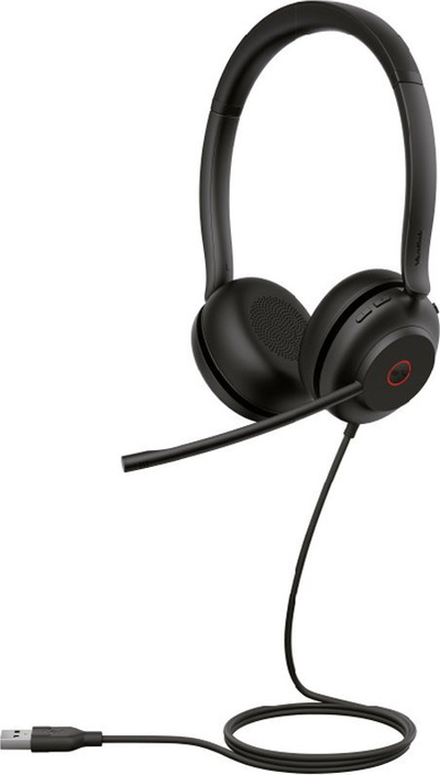 Kufje me kabllo Yealink UH35 Dual, on ear, USB A, të zeza