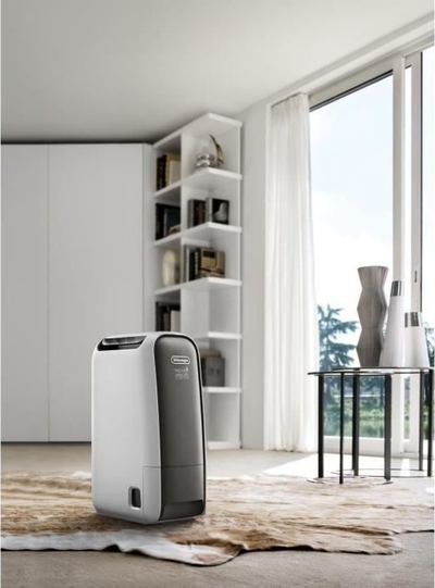 Avullues lagështie DeLonghi Tasciugo AriaDry Light DNS65, për dhoma të vogla dhe të mesme, i bardhë