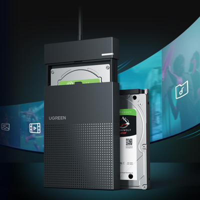 Надворешно куќиште Ugreen за HDD SSD 2.5\", USB 3.2 5Gbps, црно