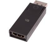 Adaptor video V7, DisplayPort në HDMI, Full HD, i zi