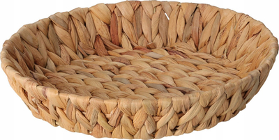 Shportë rrumbullake Koopman Timeless Elegance, 30 cm, e gjatë 6 cm, ngjyrë kashtë
