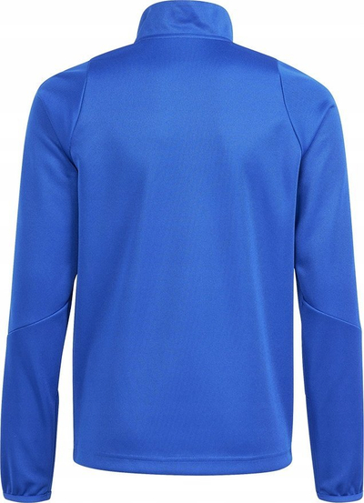Bluzë trajnimi për kalamaj Adidas Tiro 24 Training Top Jr IR9364, poliester, me zinxhir gjysmë, blu