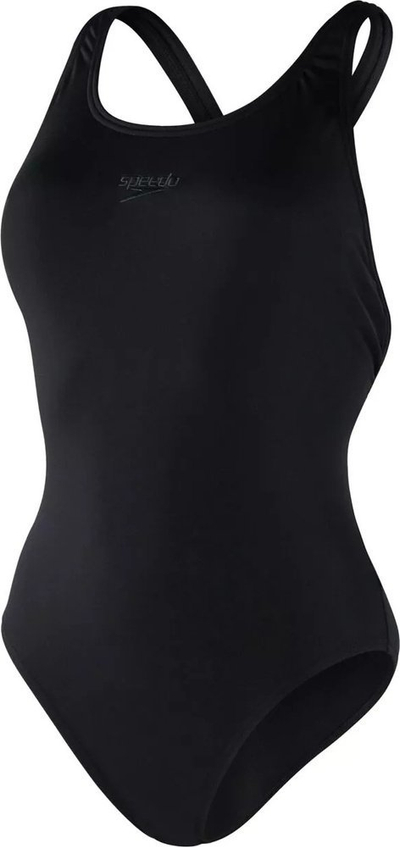 Kostum banje njëpjesësh për femra Speedo Eco Endurance+ Power, rripa të kryqëzuar, rezistent ndaj klorit, i zi