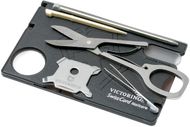 Set për mirëmbajtjen e thonjëve Victorinox "Swiss Card - Nailcare", e zeze