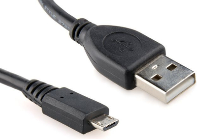 Kabllo Gembird, USB Type A - microUSB Type B, 0.5 m, e zezë