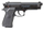 Pistoletë airsoft Beretta M92 FS HME, mekanizëm me sustë, e zezë