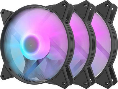 Ventilator PC Darkflash C6 3 me 1, 120mm, ARGB, i zi