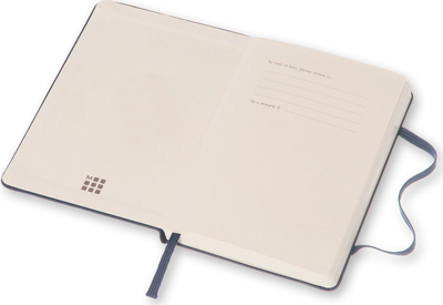 Fletore Moleskine Classic Pocket, 9 x 14 cm, 192 faqe, blu safiri