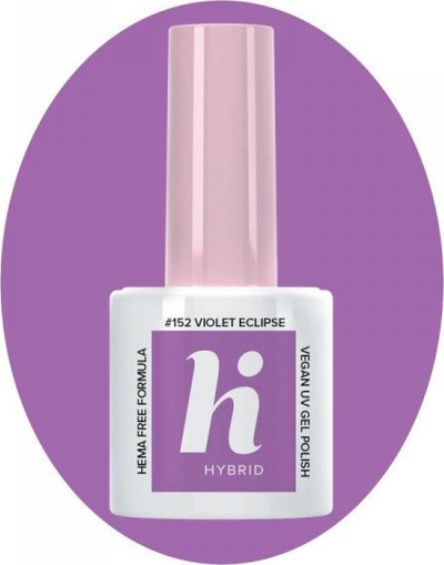 Llakk hibrid thonjsh Hi Hybrid 152 Violet Eclipse, 5 ml, vjollcë pastel
