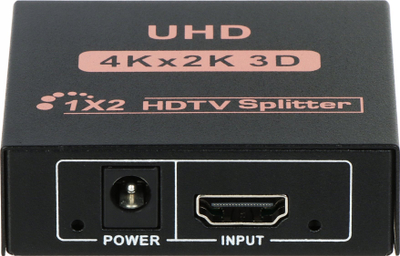 Ndarës HDMI Rozganik HDMI SP 1/2KF V3, 1 në disa dalje, kompakt, i zi