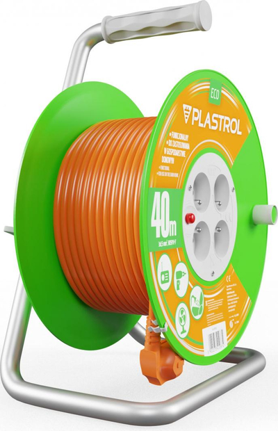 Kabllo zgjatëse Plastrol Standard Line 16A (W-98950), 40 m, e portokalltë
