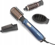 Furçë rrotulluese flokësh Babyliss Style Pro 1000 AS965E, 1000W, me 4 koka, blu metalike