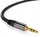 Kabllo audio PremiumCord HQ, stereo jack 3.5mm M/M, 1.5m, e zezë
