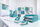 Dosje unazore Leitz 180° Active Wow A4, 82mm, turquoise