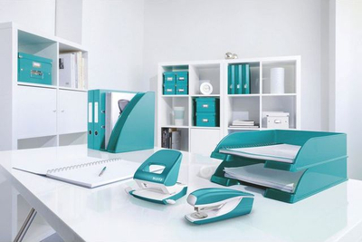 Dosje unazore Leitz 180° Active Wow A4, 82mm, turquoise