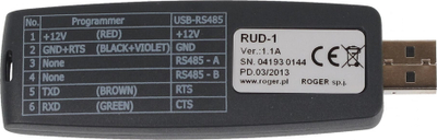 Modul komunikimi ZPAS RUD-1, RS-485, ndërfaqe industriale