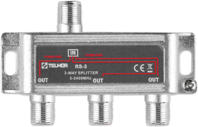 Ndarës TV Telmor RS-3, 3 dalje, 2.4 GHz, gri metalik