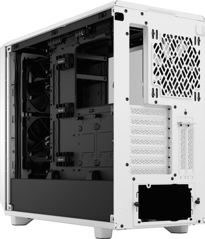 Kasë Fractal Design Meshify 2 TG Clear Tint, e bardhë, Midi Tower