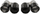 Fundi auspufti universal Carbon Gloss, dalje 101mm x2, hyrje 76mm, i zi