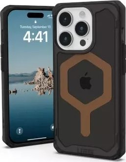 Mbulesë telefoni UAG Plyo Pro për iPhone 15 Pro, MagSafe, e zezë bronzi