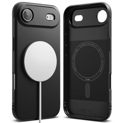 Mbrojtëse telefoni Ringke Onyx Magnetic MagSafe për iPhone 17 Air 17 Pro, TPU, me magnet MagSafe, e zezë