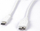 Kabllo USB LMP USB-C në microUSB, 1m, USB 3.0, e bardhë
