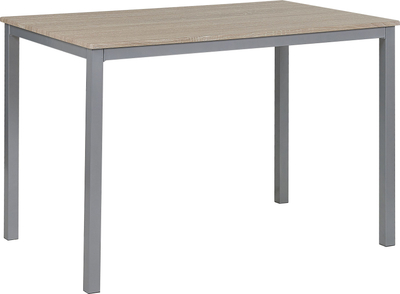 Set ngrënieje Blumberg Light Wood, tavolinë 110 x 70 cm, 4 karrige, dru i çelët