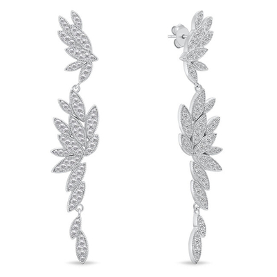 Vathë për femra Brilio Silver EA1135W, të argjendtë
