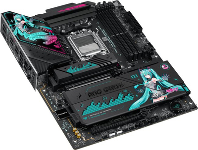 Pлоча ASUS ROG STRIX X870E H GAMING MIKU WIFI7, AMD X870E, DDR5, ATX