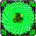 Ventilator PC Green Fan 33 LED Bandit, 120mm, MOLEX 3-pin, jeshil