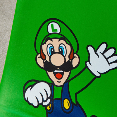 Karrige gaming X Rocker Super Mario Luigi, e gjelbër