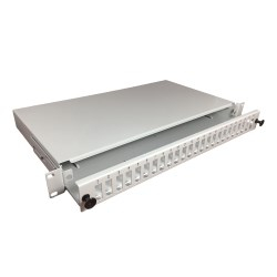 Patch panel Alantec SIEAANPSW0004, 24x SC duplex, 19" 1U, gri