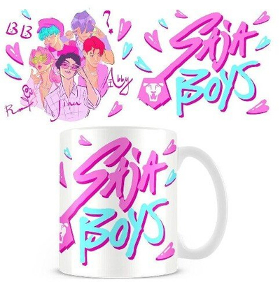 Filxhan Pyramid KPop Demon Hunters Saja Boys, 0.3L, qeramikë, i bardhë shumëngjyrësh